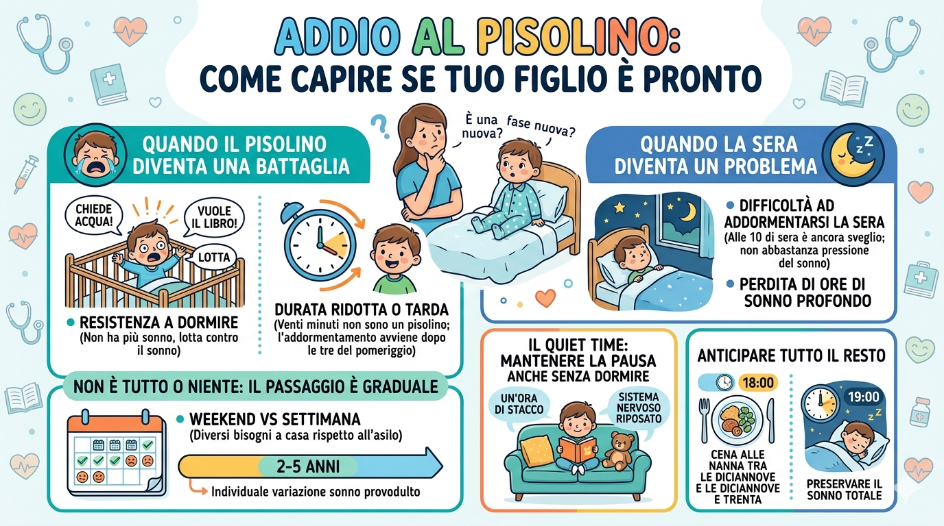Addio al pisolino: come capire se tuo figlio è pronto